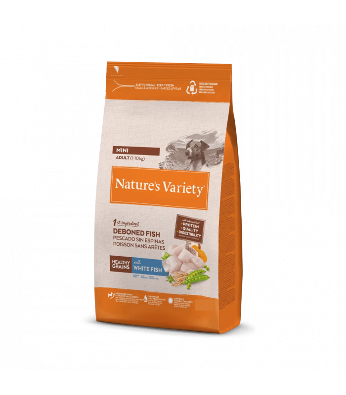 Nature´s Variety Healthy Grain Pescado Blanco Mini