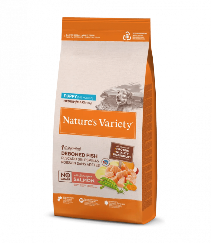 Nature´s Variety PUPPY No Grain Salmon Medium