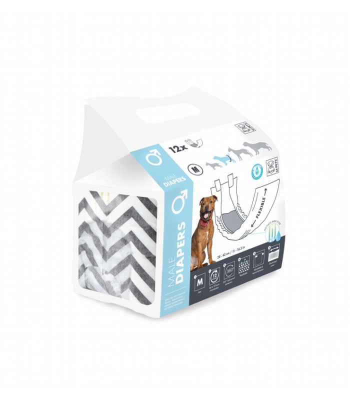 Pañales Para Perros Macho M